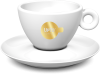 Cappuchino kop goud