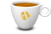 Espresso kop Los goud vol