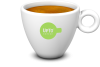 Espresso kop Los groen vol