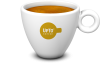 Espresso kop Los oker vol
