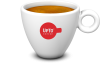 Espresso kop Los rood vol