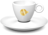 Espresso kop goud