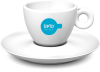 Koffie kop blauw