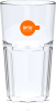 Latte Macchiato Glas oranje