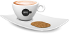 Schotel vierkant met Cappuchino zwart