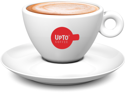 Cappuchino kop rood vol