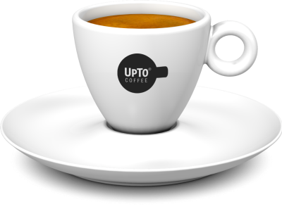 Espresso kop zwart vol