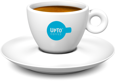 Koffie kop blauw vol