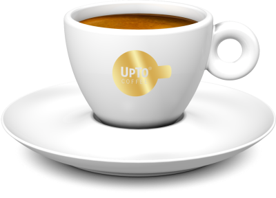 Koffie kop goud vol