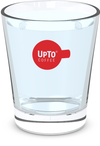 Waterglas rood vol