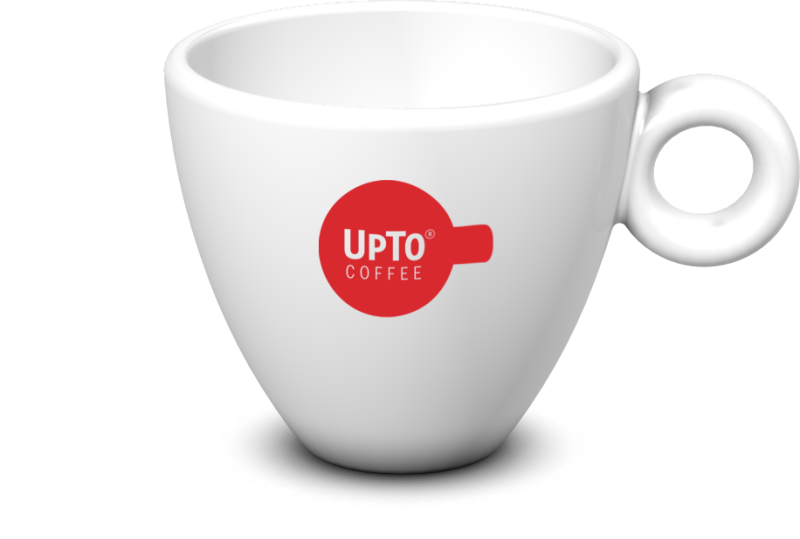 Espresso kop Los rood