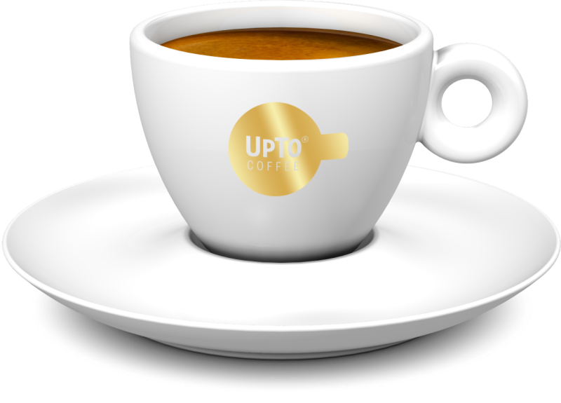 Koffie kop goud vol