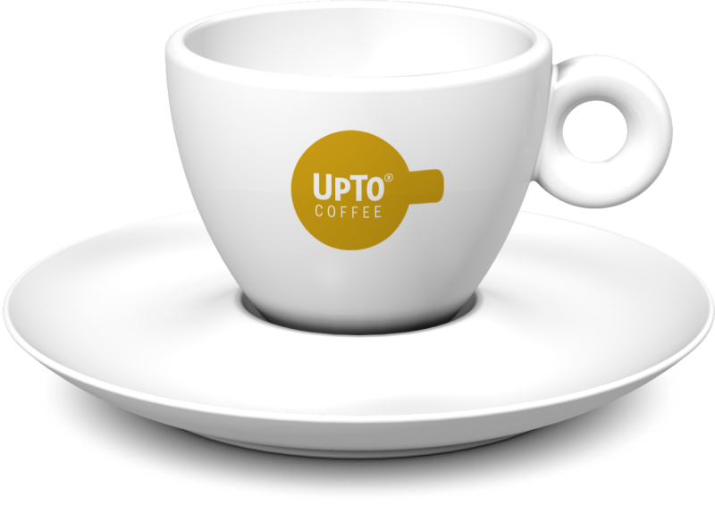 Koffie kop oker
