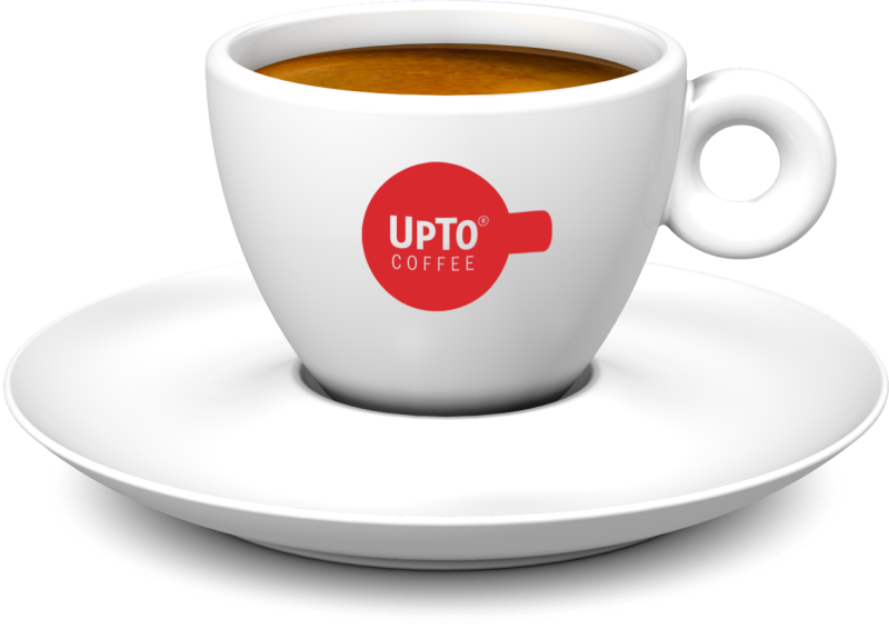 Koffie kop rood vol