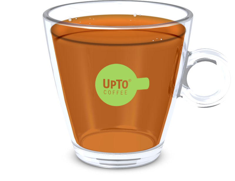 Theekop groen vol