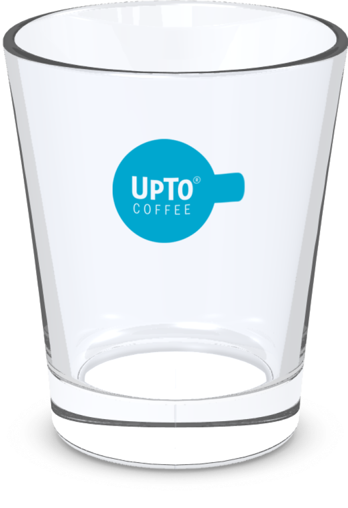 Waterglas blauw