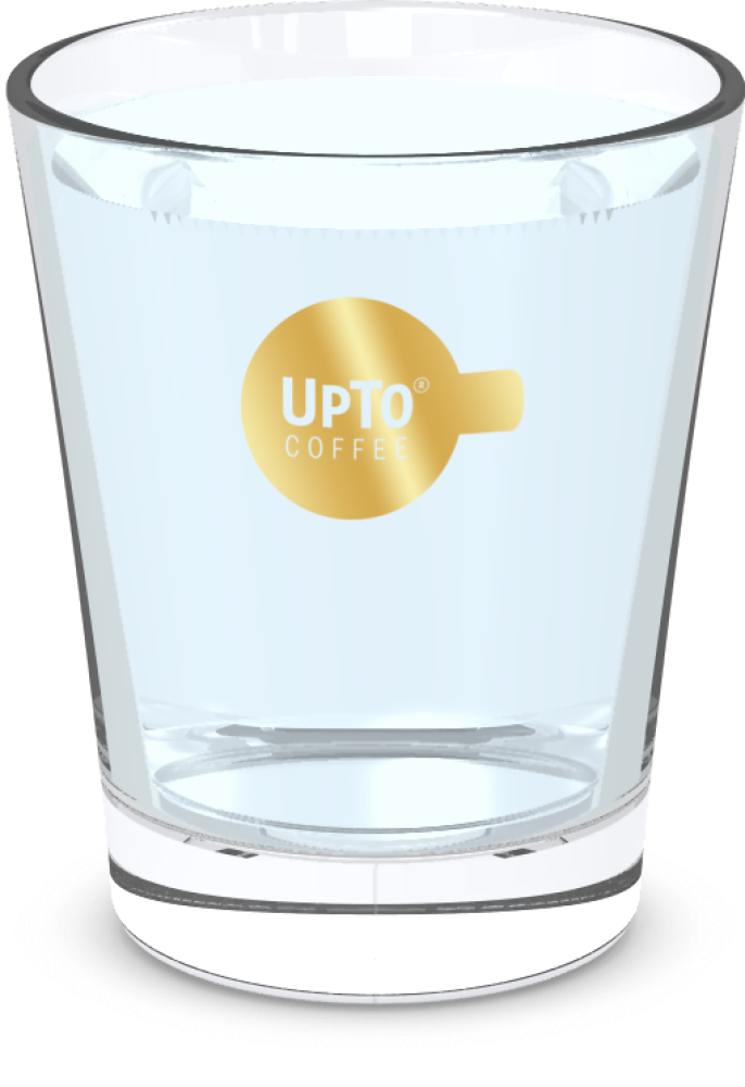 Waterglas goud vol