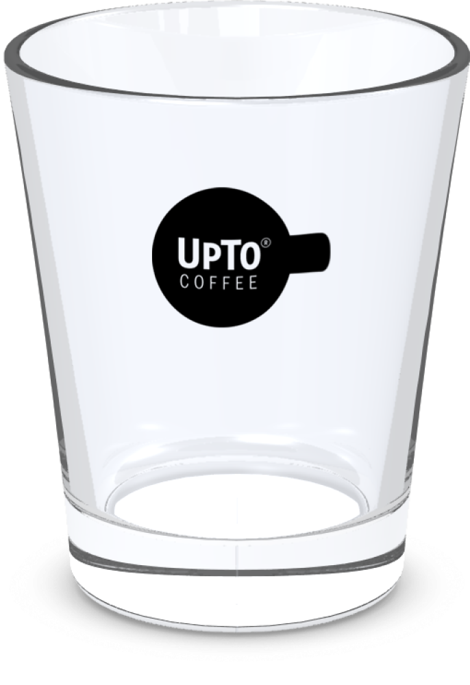 Waterglas zwart